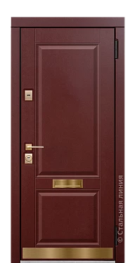 Входная дверь Дельфа (вид снаружи) - купить в Нижнем Новгороде