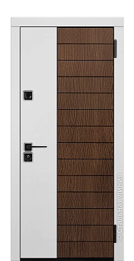 Входная дверь Сага Лайт (вид снаружи) - купить в Нижнем Новгороде