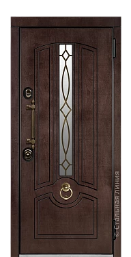 Входная дверь Эйфель (вид снаружи) - купить в Нижнем Новгороде