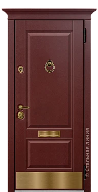 Входная дверь Дельфа (вид снаружи) - купить в Нижнем Новгороде