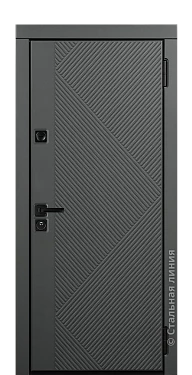 Входная дверь Кампинас (вид снаружи) - купить в Нижнем Новгороде