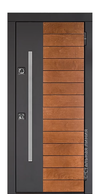 Входная дверь Сага (вид снаружи) - купить в Нижнем Новгороде