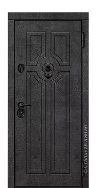 Входная дверь Нуар (вид снаружи) - купить в Нижнем Новгороде