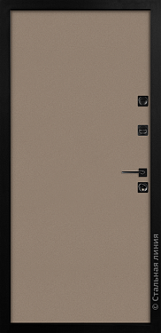 Входная дверь Современная модель с фонарями (вид изнутри) - купить в Нижнем Новгороде