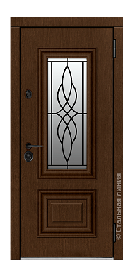 Входная дверь Леандро - вид снаружи Входная дверь Леандро (вид снаружи) - купить в Нижнем Новгороде