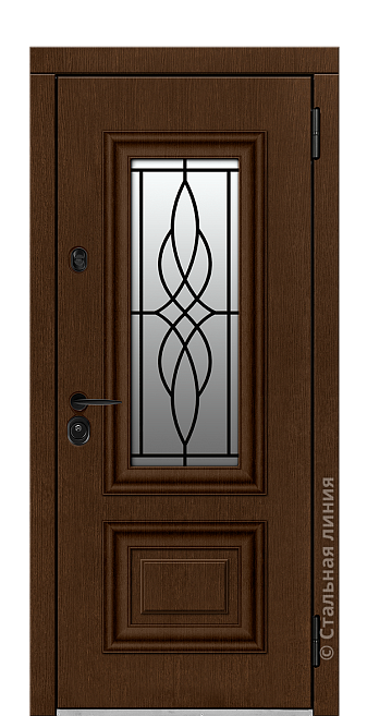Входная дверь Леандро - вид снаружи Входная дверь Леандро (вид снаружи) - купить в Нижнем Новгороде
