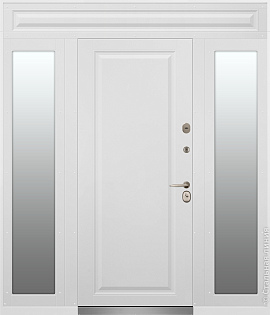 Входная дверь Лаконичная модель с доборами (вид изнутри) - купить в Нижнем Новгороде