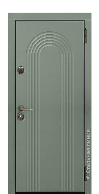 Входная дверь Рифлессо - вид снаружи Входная дверь Рифлессо (вид снаружи) - купить в Нижнем Новгороде