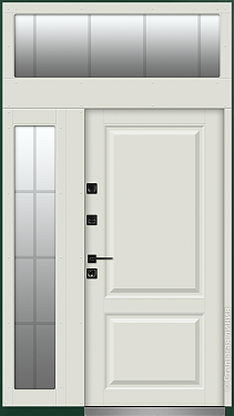 Входная дверь Модель  с багетами (вид изнутри) - купить в Нижнем Новгороде
