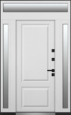 Входная дверь Модель для широкого проема с багетами (вид изнутри) - купить в Нижнем Новгороде