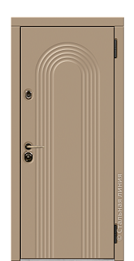 Входная дверь Рифлессо - вид снаружи Входная дверь Рифлессо (вид снаружи) - купить в Нижнем Новгороде